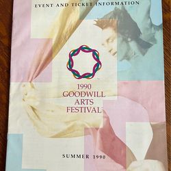 Vintage 1990 Goodwill games brochure