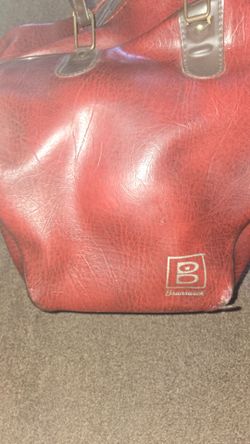 Brunswick Vintage Leather Bowling Ball Bag