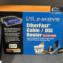 Linksys 4 Port Router Works Great