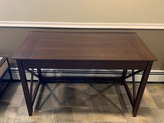 Dark Wood Writing Desk