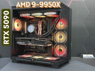 🎮 FOX  125 🎮 CUSTOM GAMING PC | RIG | DESKTOP | AMD Ryzen 9-9950X 3D  | 64 GB DDR5 RAM | NVDIA RTX 5090 | 2 TB SSD.
