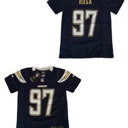 Nike Los Angeles Chargers Joey Bosa #97 Jersey Boys Youth Small 8 Navy Blue New