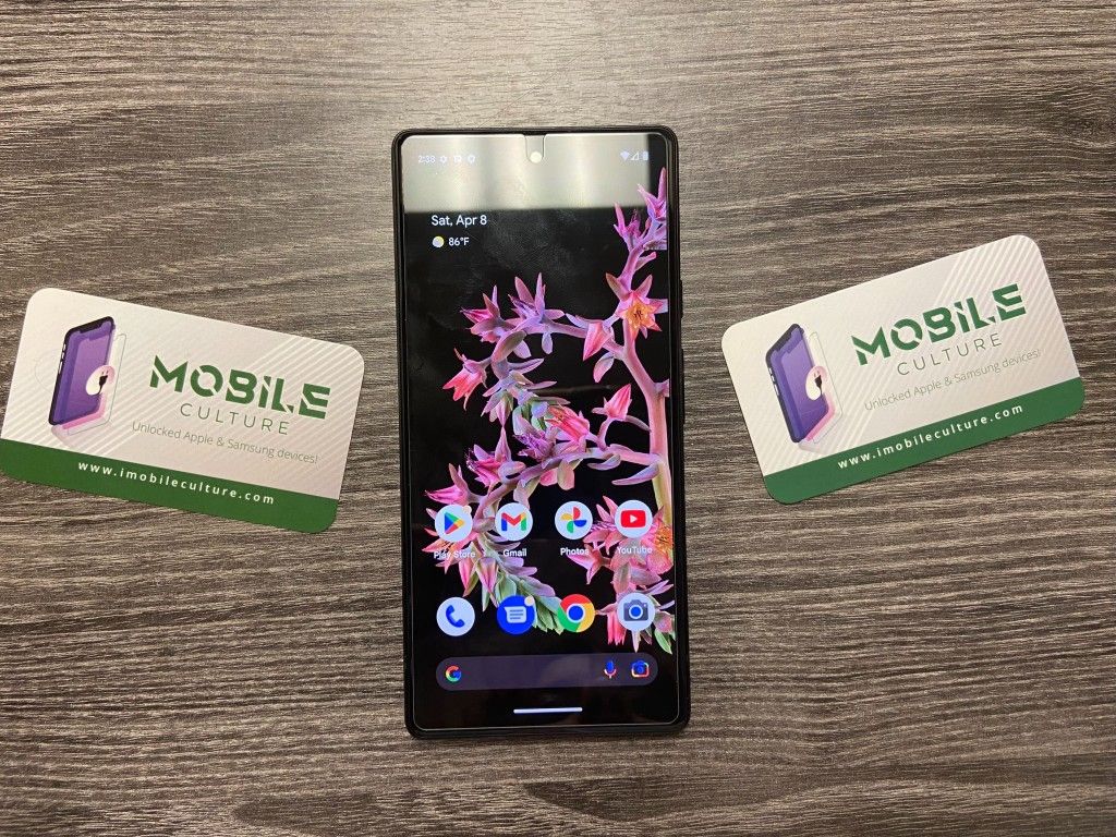 Unlocked Black Google Pixel 6 128gb