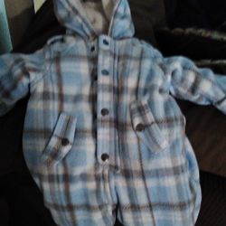 Warm winter jump suit baby boy 3-6 month