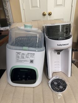 Momcozy bottle washer + baby brezza formula pro advanced