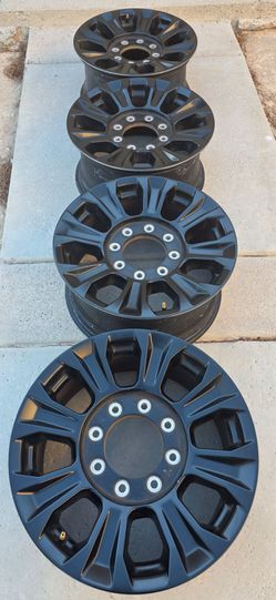 Set of (4) OEM Ford F-250 F-350 TREMOR 18" Black Wheels (8x170) - New Take-Offs