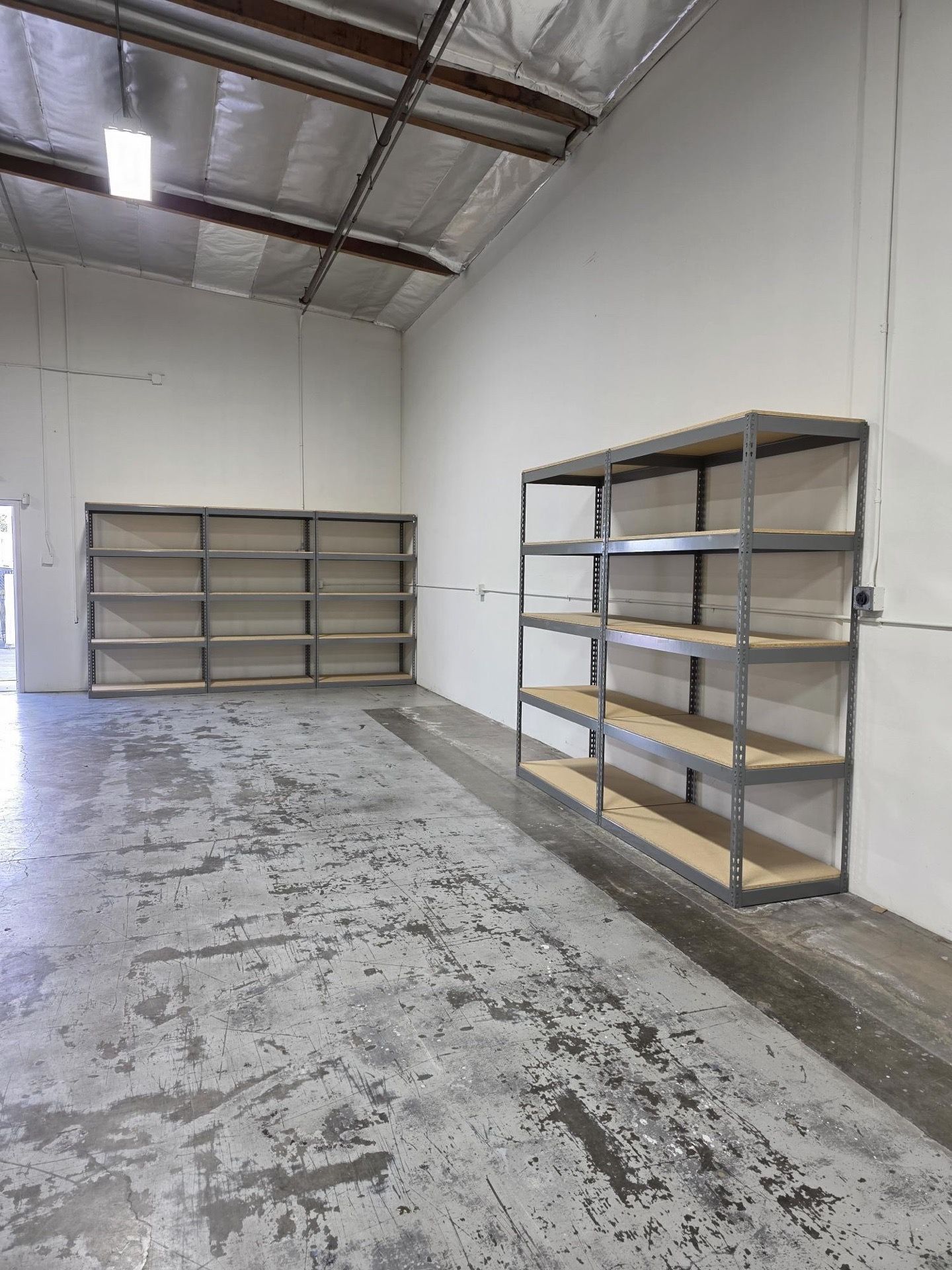 Warehouse boat list, storage rack shelving Warehouse boltless Storage Rack Shelving 48 in W x 24 in D Shelves Similar To Uline Delivery Available