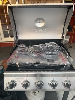 Semi new grill
