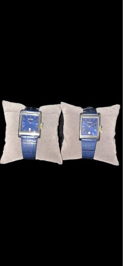 Bulova Men’s Sutton Blue Leather Strap Watch 29mm