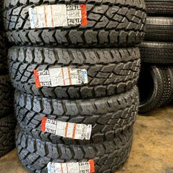set of brand new tires LT245/70R16 cooper discoverer S/T for only $650 all four tires