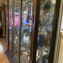 Antique China Display Cabinet 