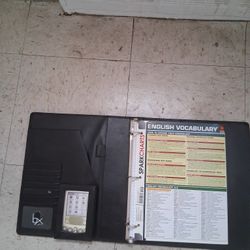 Black Leather Binder 