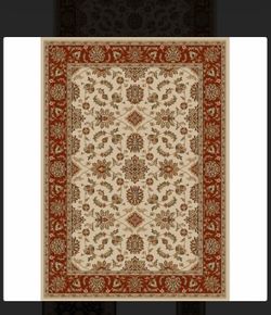 Brand New Radici  USA Como 1592/1053 Ivory, Brick Rug 9 ft. 10 X 12 ft. 10 Rectangle