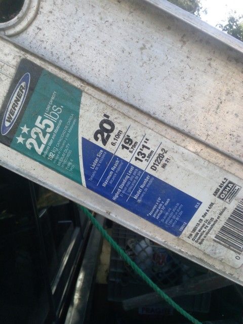 Werner Ladder 225 Pds