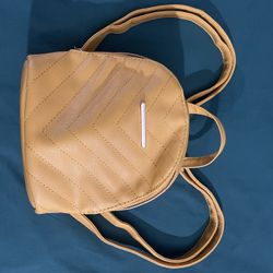 Mini Mini Yellow Backpack 