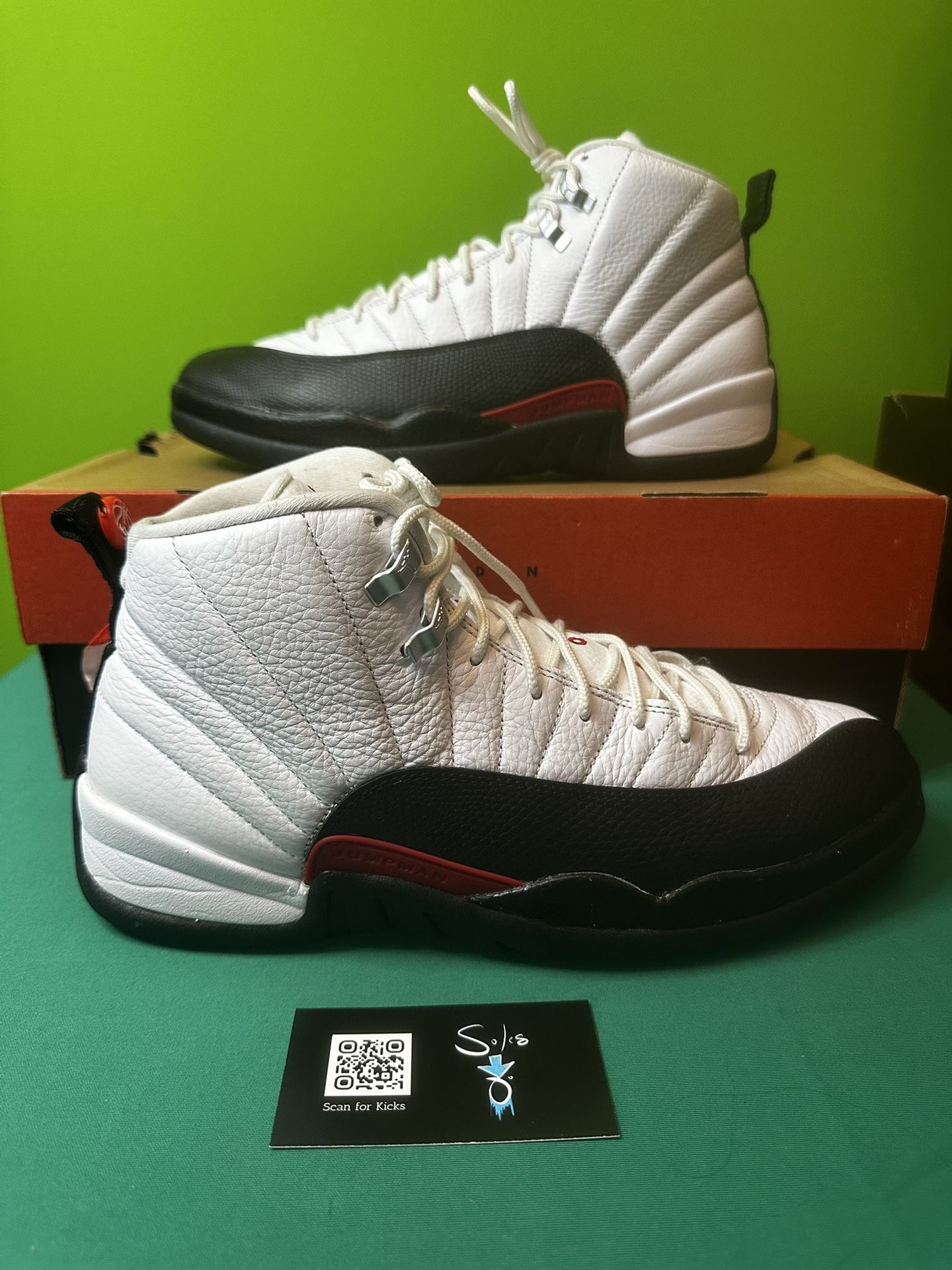 Air Jordan 12 Retro “Taxi Flip” Pre-Owned CLEAN Size 11 OG ALL CT8013-162