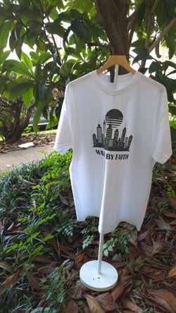 Walk By Faith Graphic T-Shirt White