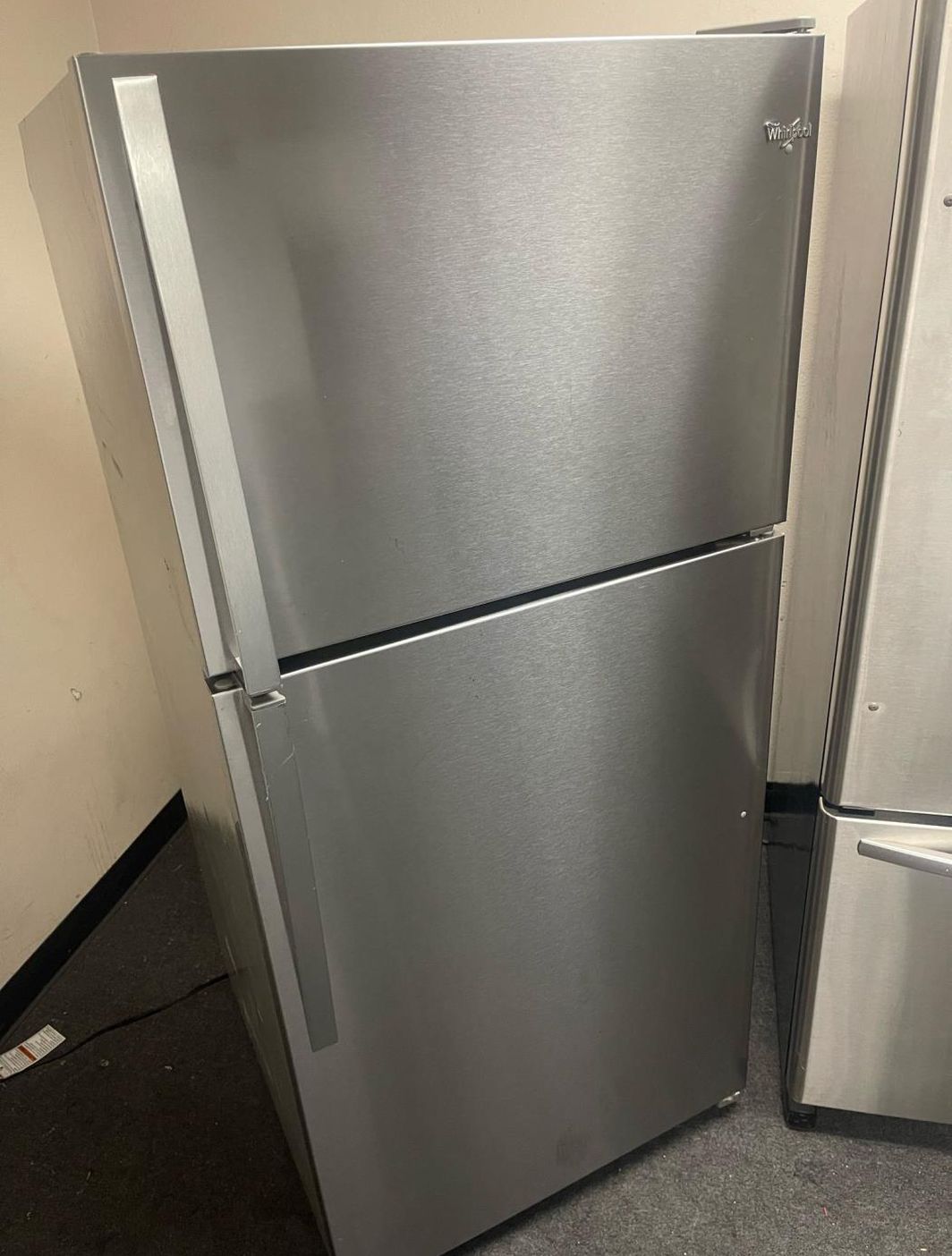Whirlpool Top Mount Stainless Refrigerator Fridge
