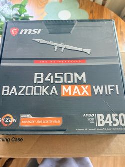 MSI B450M Bazooka MAX WiFi AM4 Motherboard