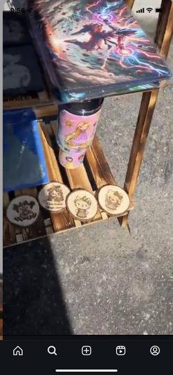 Wood and Stone Coasters 
