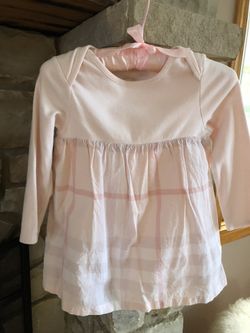 Burberry dress Size 24 m. Very gentle use 🌸🍼$ 75 Or best offer