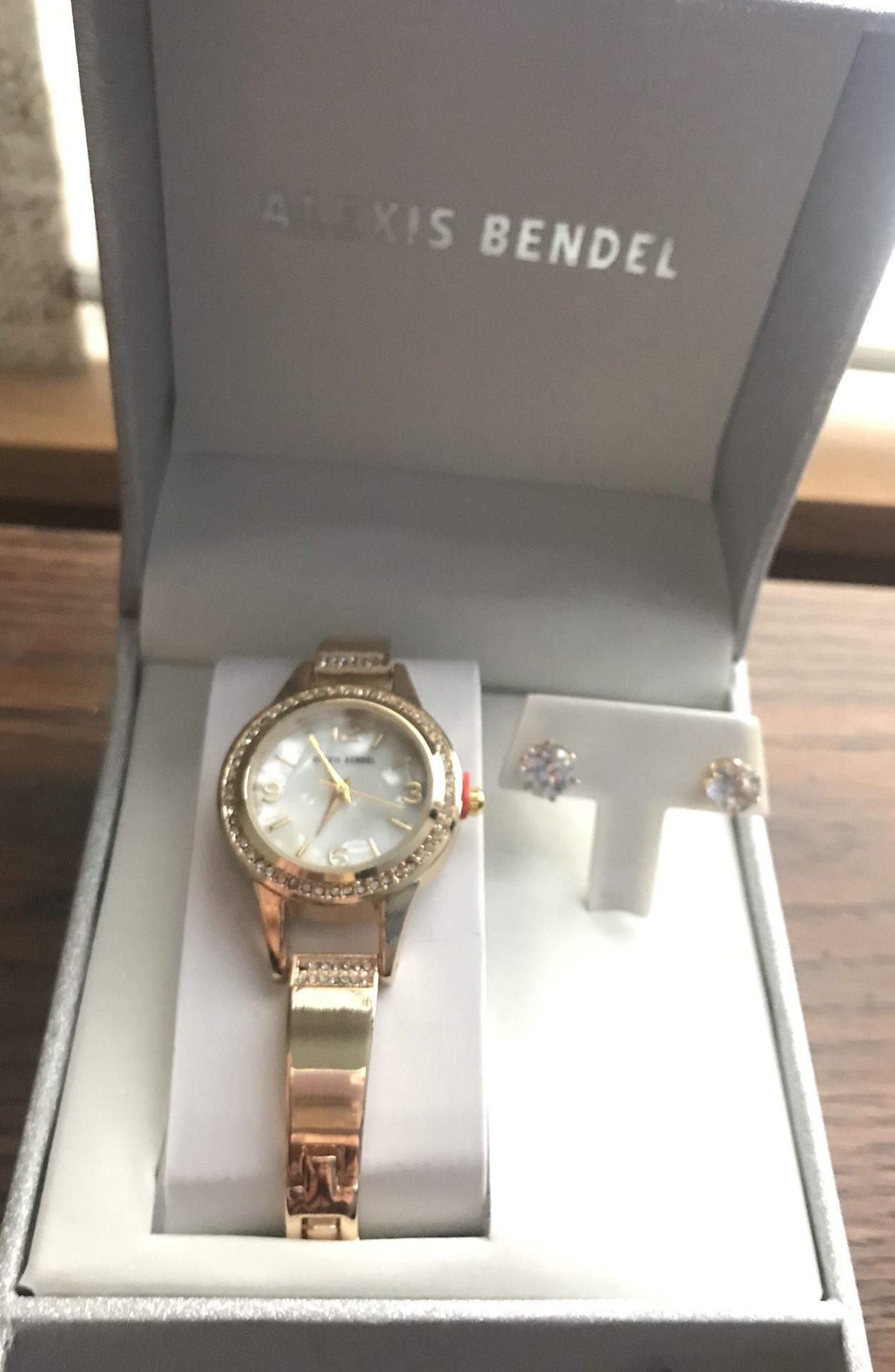 Alexis bendel watch and deals earrings