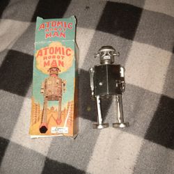 Atomic Silver Robot Man