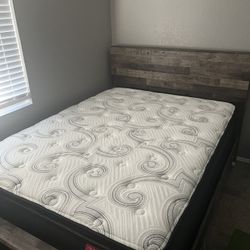 American Furniture Warehouse Queen Bed And Mattress/Box Spring