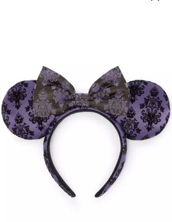 Disney Haunted Mansion Minnie Mouse Ear Headband
