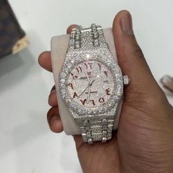 Buss Down AP with Red Arabic Numerals 