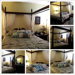 Queen Anne canopy bed