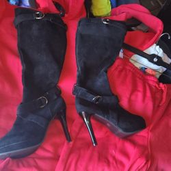 Black Boots Heels