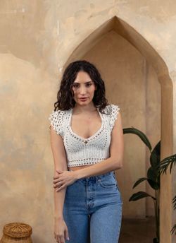 Crochet Boho Angel Top