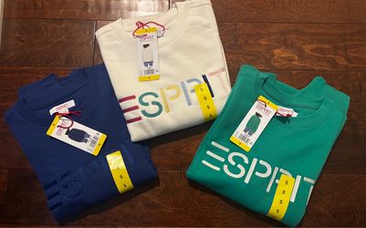Set of 3 ESPRIT CREWNECK SWEATSHIRTS size S