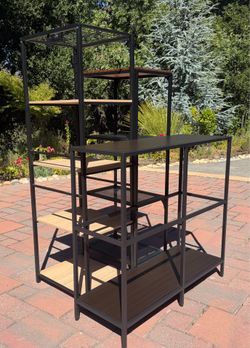 3-Piece Industrial Storage Shelf Set