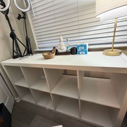 Moving Sale – White 8-Cube Storage Organizer