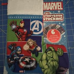 New Marvel Stocking With 6 Books 
