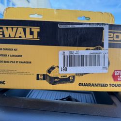 DEWALT 6AH BATTERY AND CHARGER KIT