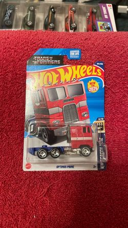 Hot Wheels Transformers Optimus Prime 2025