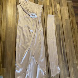 Cecily one shoulder midi dress