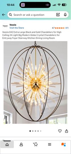 Vezzio D42 24-Light Globe Crystal Chandelier