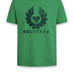 Belstaff Coteland Logo Short Sleeve T-shirt Kelly Green Size M 