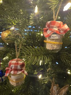 Handmade Sourdough Starter Holiday Christmas Ornament Ornaments (3 Left!)