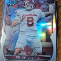 Dillon Gabriel Bowman University Tefractor Oklahoma Sooners Cleveland Browns Rookie
