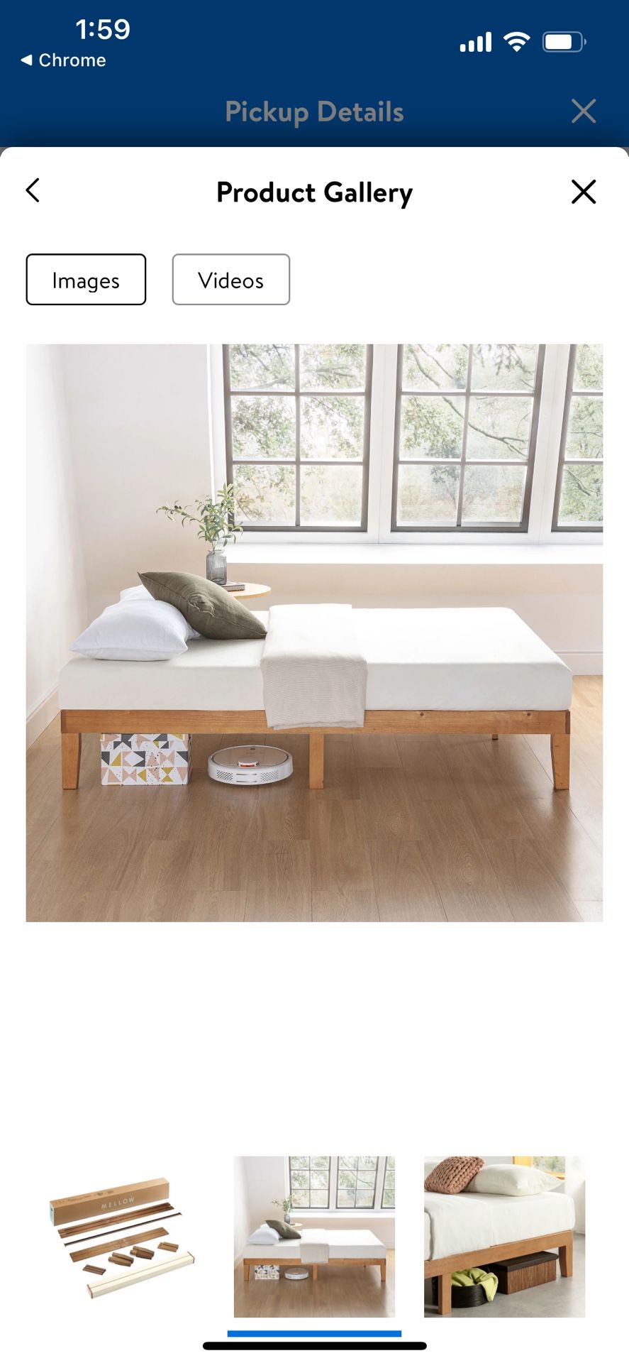 Mellow Naturalista Classic Twin Bed Frame