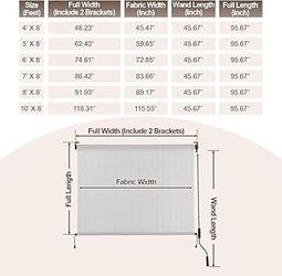 Different size different color Patio Roller Shade 7 x 8 ft HDPE Fabric Outdoor Cordless Roll Up Shade with UV Protection, Roller Blinds for Porch, Gaz