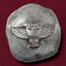 Hayleybug Mint OWL 5ozs. Silver .999