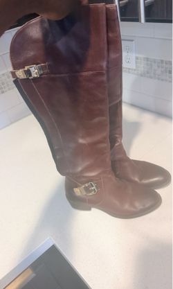 Vince Camuto Brown Leather Riding Boots