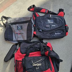 3 Bags - Side, Laptop, Small Duffel Type