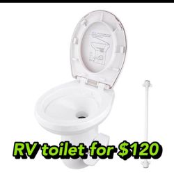 Brand new luxury RV toilet for 120